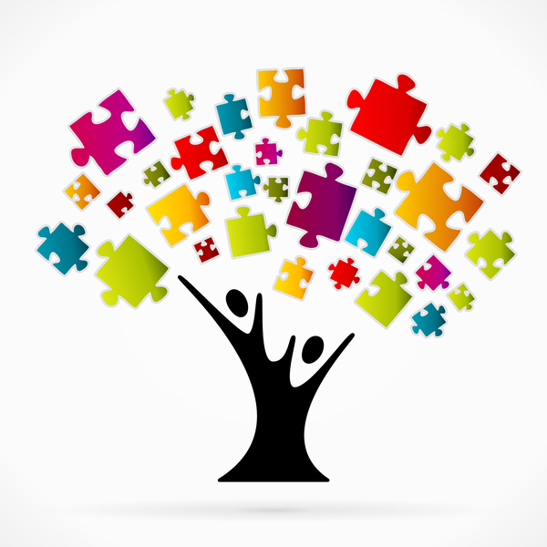 puzzle Geschäft Baum 