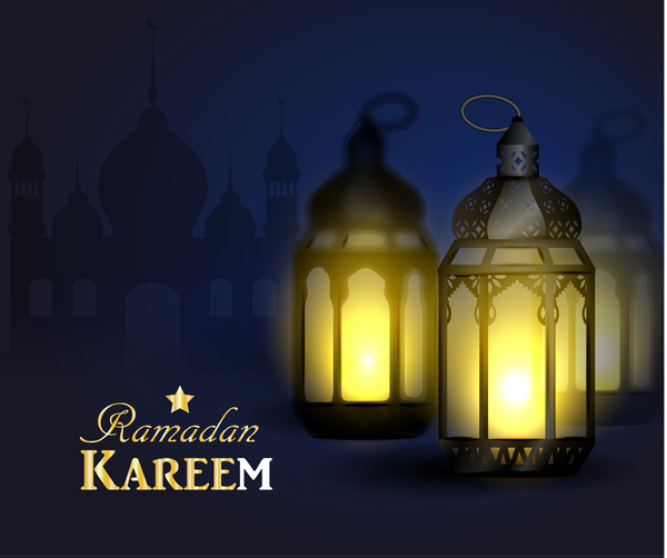 ramadan lampade kareem Arabo 