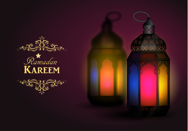 ramadan lampade kareem Arabo 