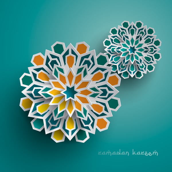 ramadan Papier fleur Coupe 