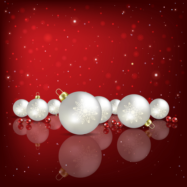 rosso Natale decorazioni bianco 