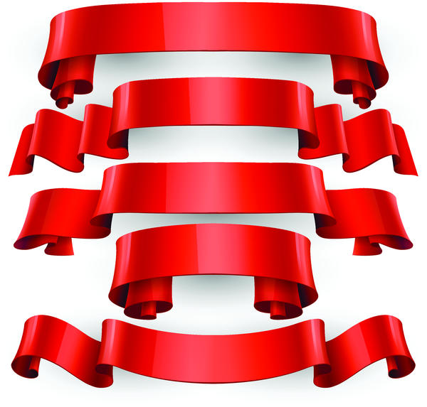 ribbon red banner 