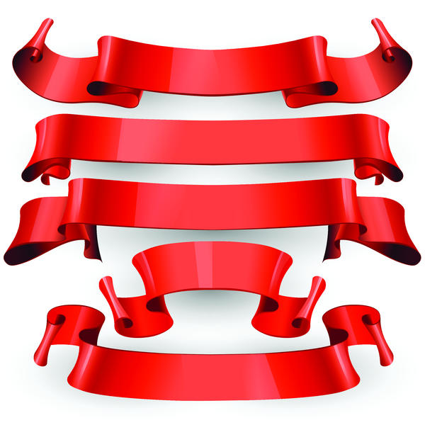 ribbon red banner 