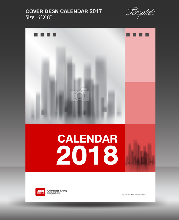 、2018、カレンダー、卓上カレンダー、垂直 