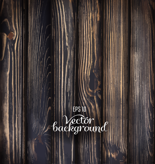 texture rétro polices noir en bois 