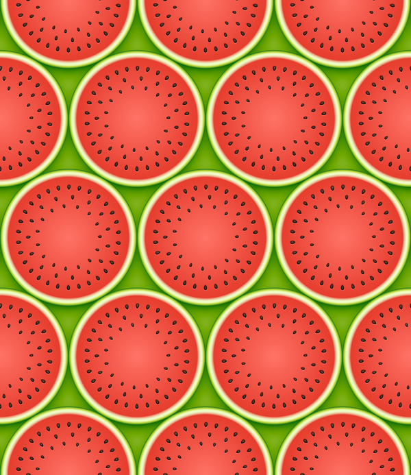 Wassermelone Ripe nahtlos Muster 