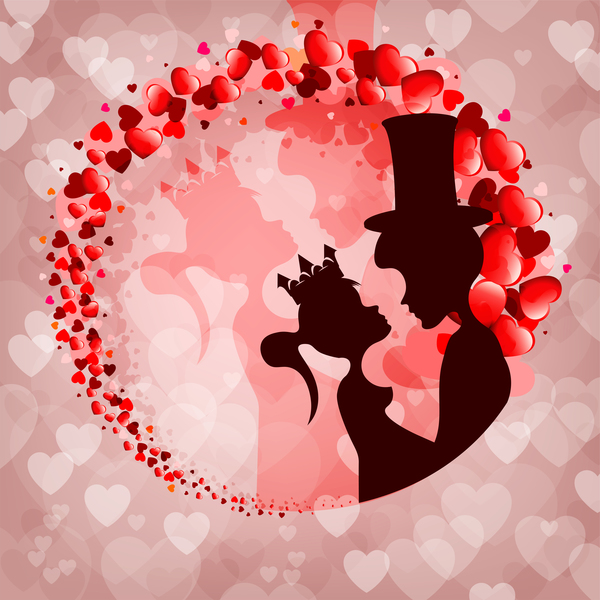 San Valentino romantico gli amanti giorno carta 