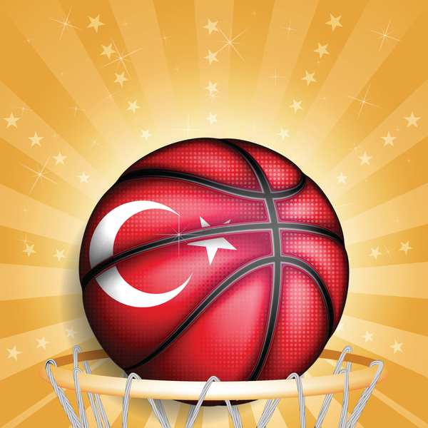 Rurkish golden basketball 