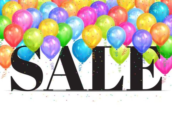 sale colorful balloon 