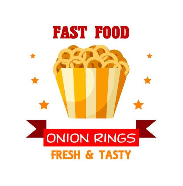 food fast Etiketten 