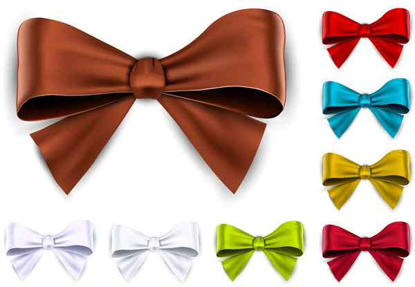 Shing colored bows 