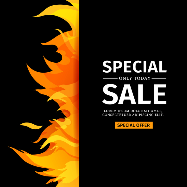 special försäljning flamma 
