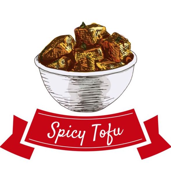 tofu Spicy cucina Cinese 
