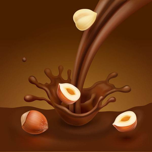 splash nocciola Cioccolata 