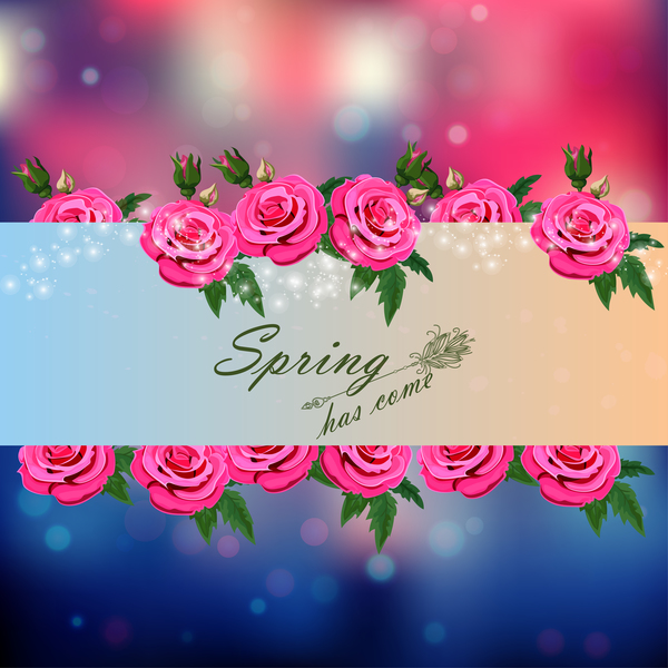 primavera postcars fiori Bello  