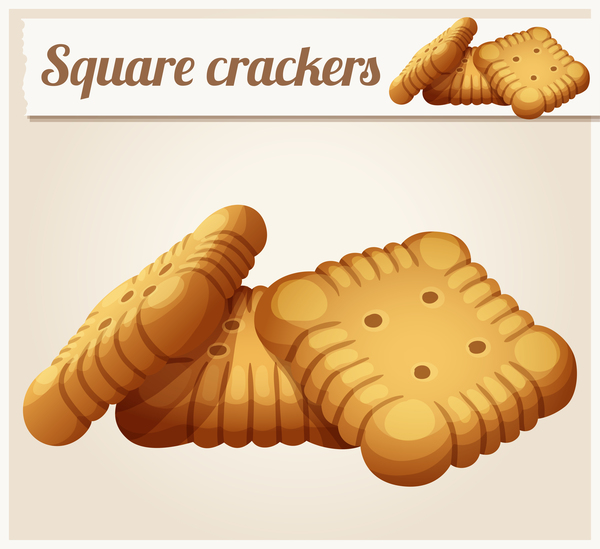 fyrkantig crackers 