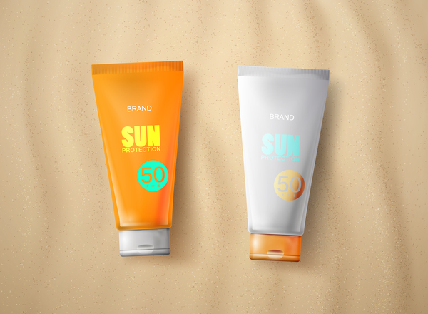 Werbung Sonne potection poster Kosmetik 
