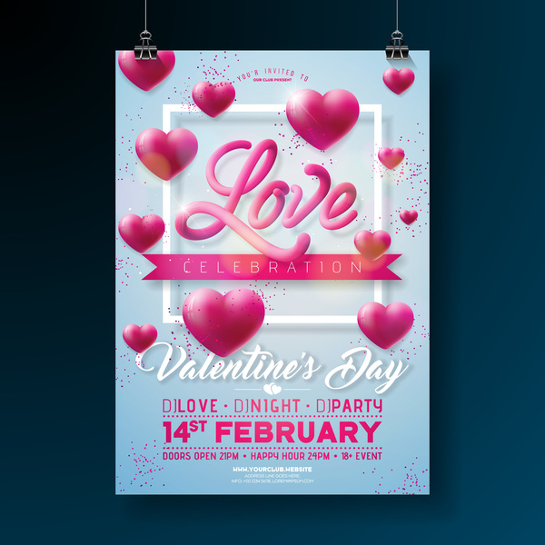 valentine flyer cover Broschüre 