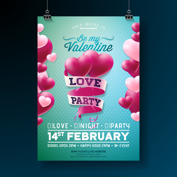 San Valentino flyer copertina brochure 