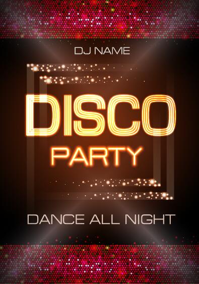 poster party night discoteca club 