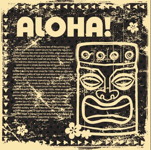 vintage poster aloha 