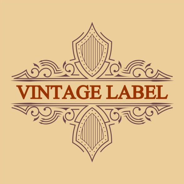 vintage étiquettes decoration antique  