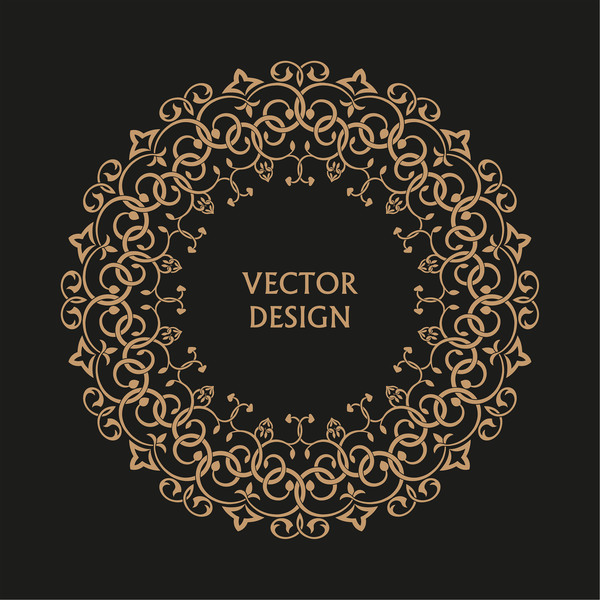 Vintage-Rahmen Dekor Design Vektor 03 - WeLoveSoLo