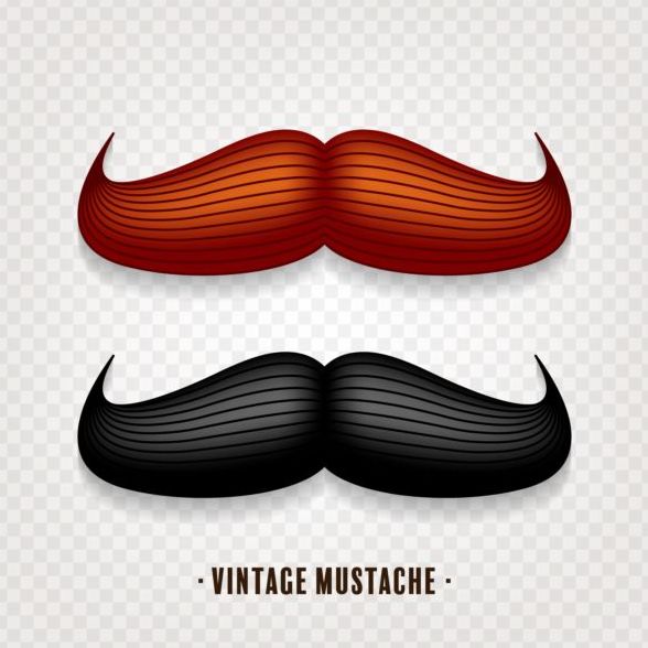 vintage moustache  