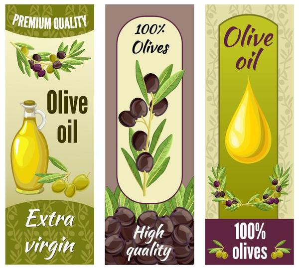 vintage Olivenöl Öl banner Aufkleber 