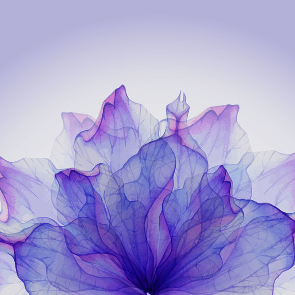 Traum Blütenblatt Blume aquarell 
