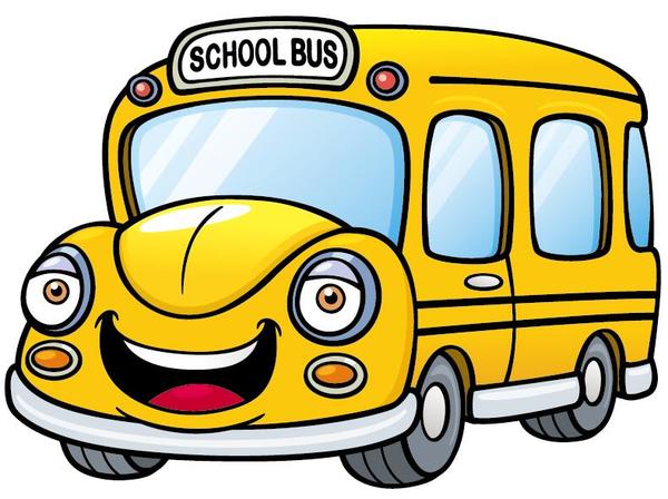 、バス、漫画、学校、黄色 