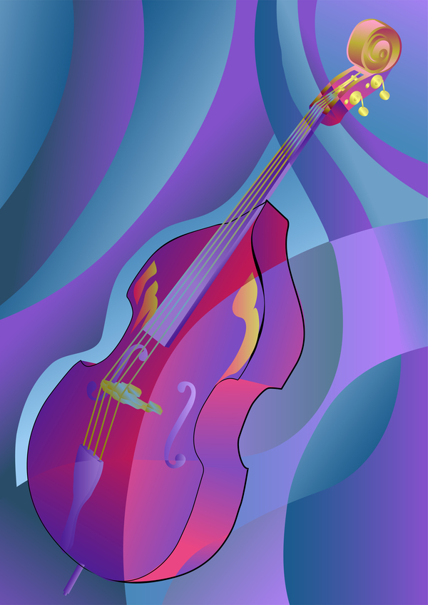 contra bass abstract 