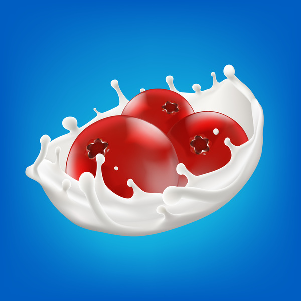 splash lait Berry 