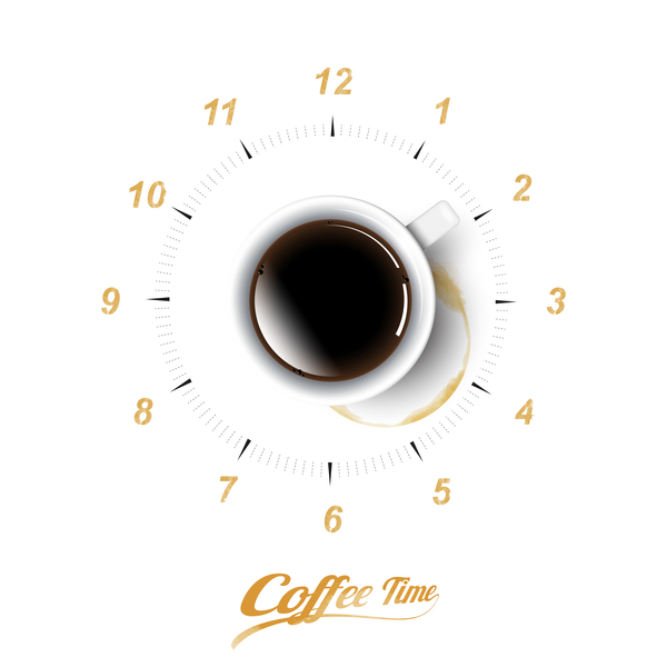 、コーヒー、時間 