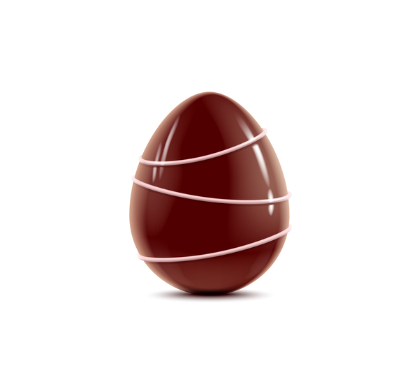 uovo decorato Al cioccolato 