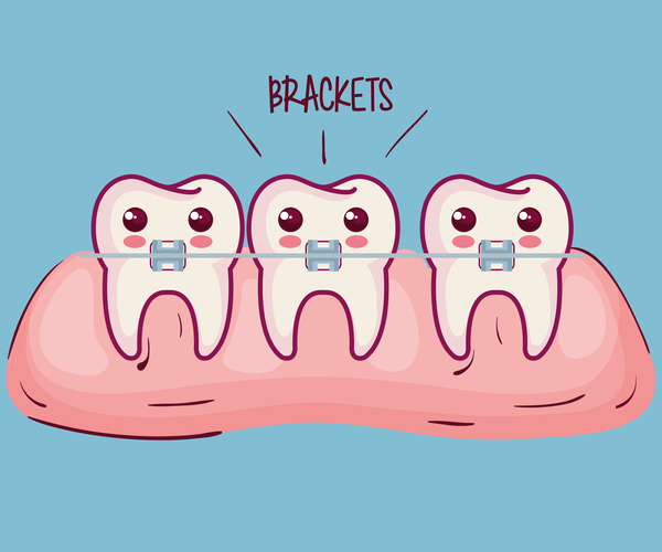 Zahngesundheit cartoon 
