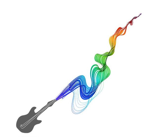wave fiddle colorato 