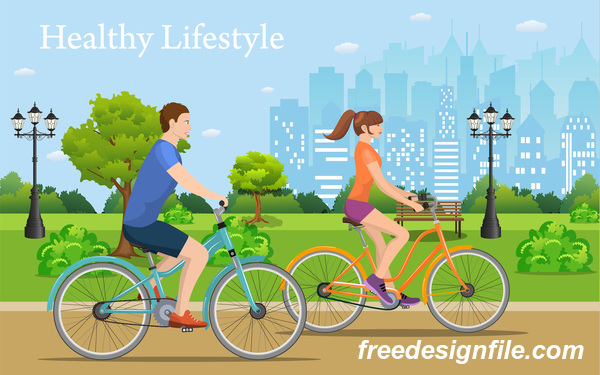 Ville vélos rues lifestyle Healthy 