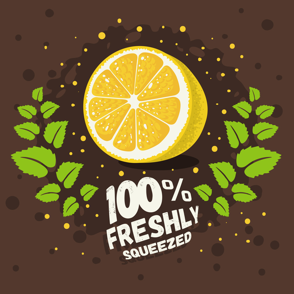 Succo di frutta poster limonata 