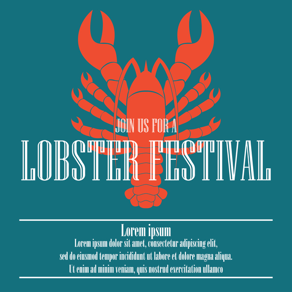 poster lobster frstivtal 