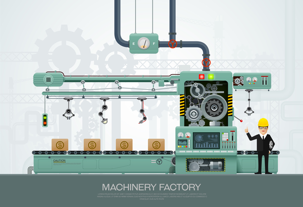 macchina fabbrica business 
