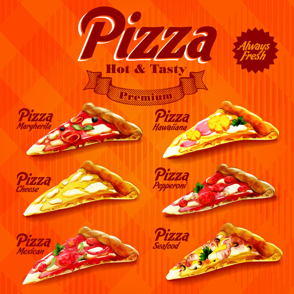 pizza menu Abbildung 