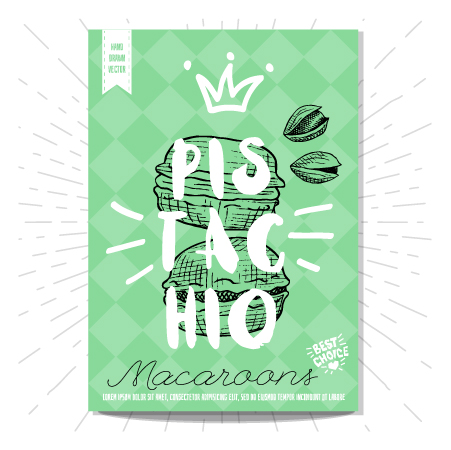 template poster pistachio 