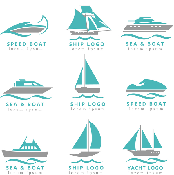 yacht speed ship logos boat 