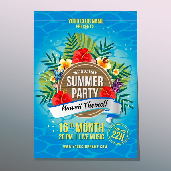 poster hawaii festa estate 