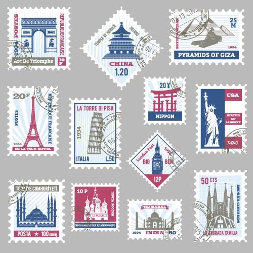 Torre di affrancatura francobolli 